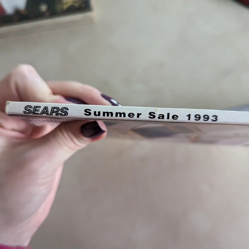 Vintage Sears Catalog Summer Sale 1993